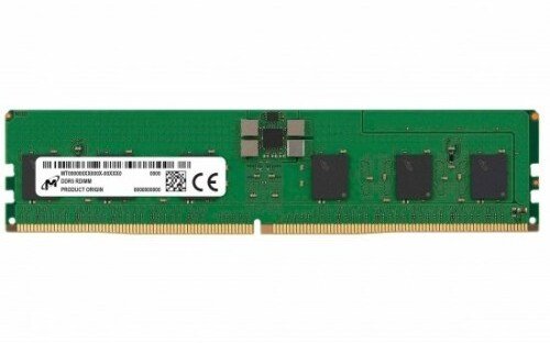 Micron RDIMM 16GB DDR5 1Rx8 6400MHz PC5-51200 ECC REGISTERED MTC10F1084S1RC64BD2R