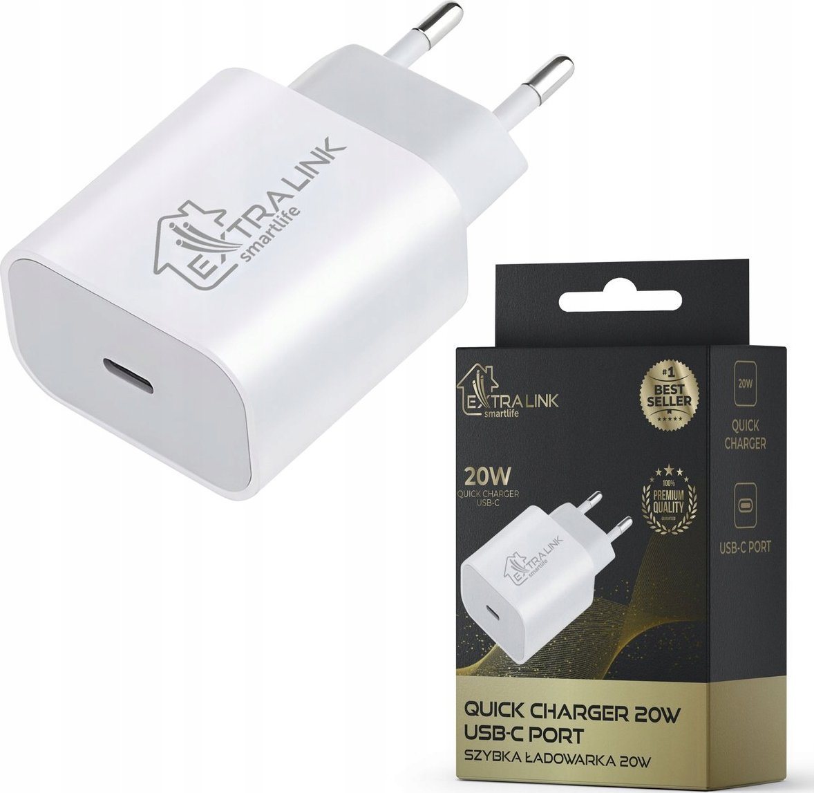 Ładowarka ExtraLink Extralink Smart Life Fast Charger 20W USB-C