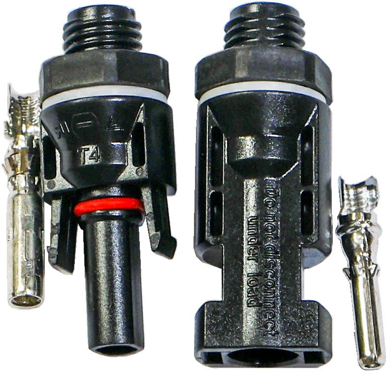 Złącze typ MC4 do rozdzielni PV (+),(-) kpl 2szt