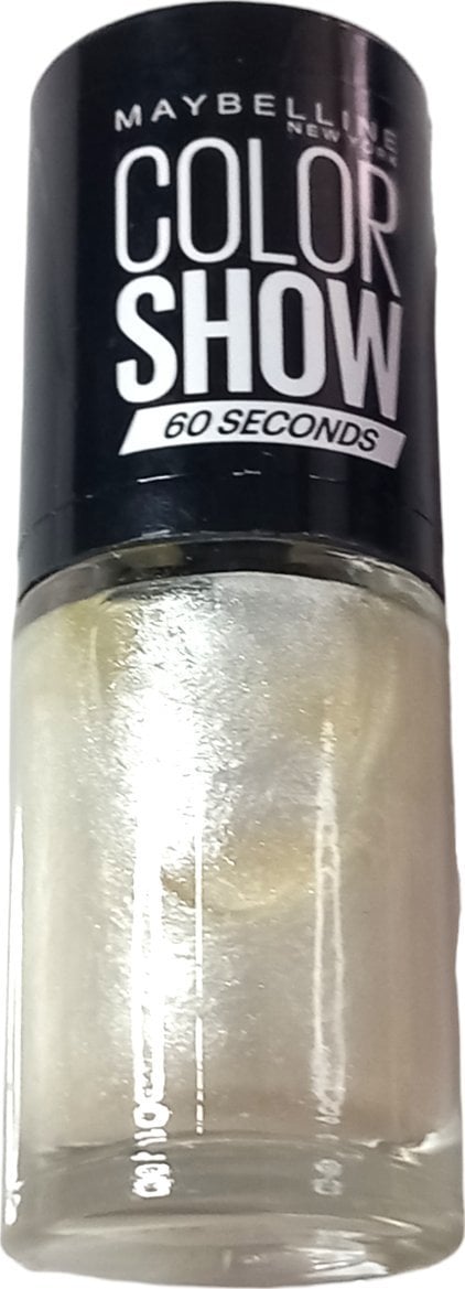Maybelline Maybelline, Color Show 60 Seconds, Nail Polish, Nr. 19, Marshmallow, 7 ml For Women