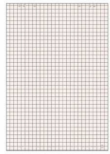 Flipchart Bigbuy Home LANDRE Flipchartblock 65x98 cm w kratkę