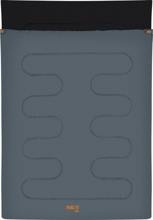 NC2001 ANTRACYT-POMARAŃCZOWY PODWÓJNY ŚPIWÓR NILS CAMP