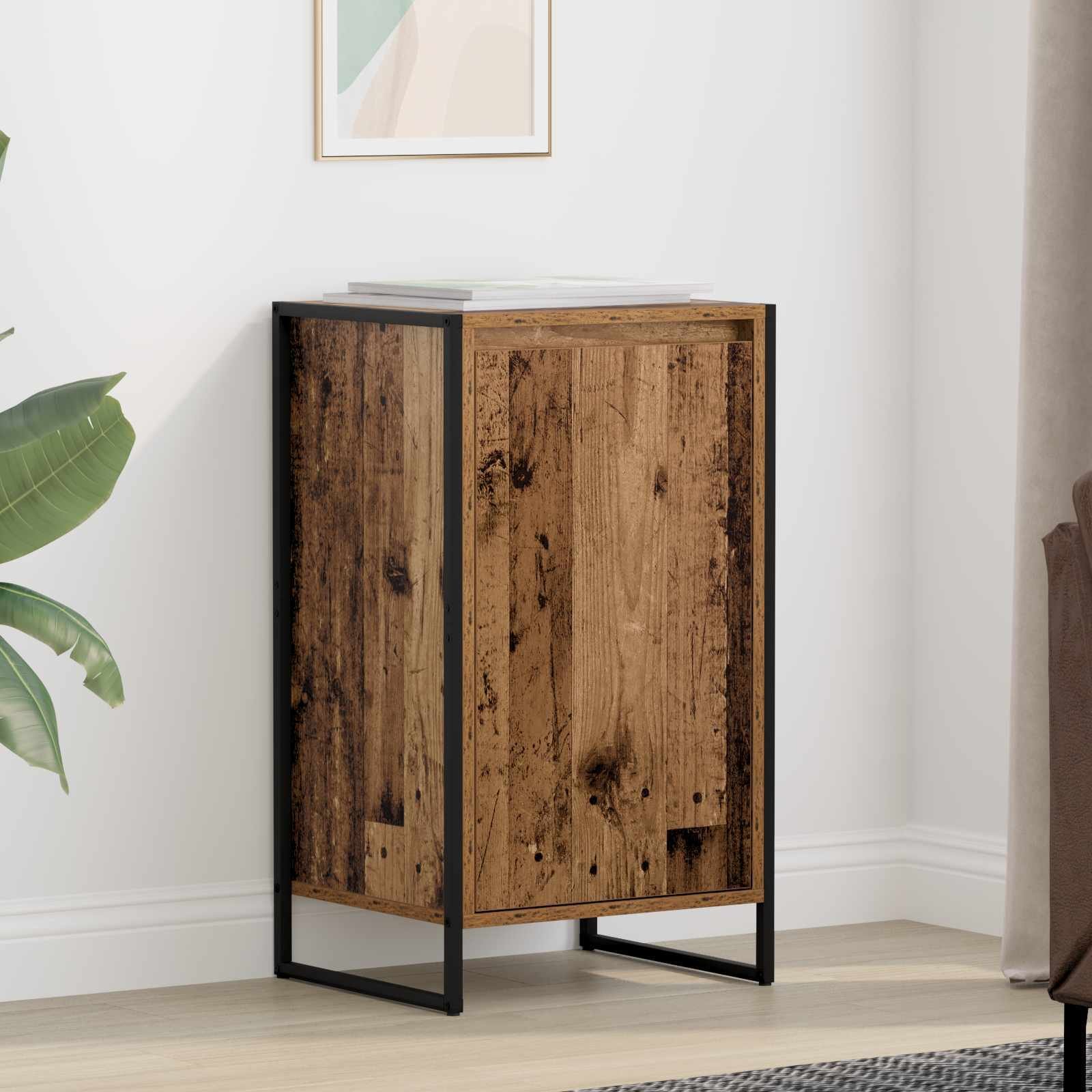 vidaXL Bufet Stare drewno 43 x 36 x 75,5 cm Materiał z drewna