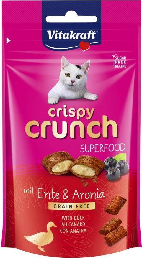 Vitakraft Vitakraft Kot 60g Crispy Crunch Kaczka Aronia /8