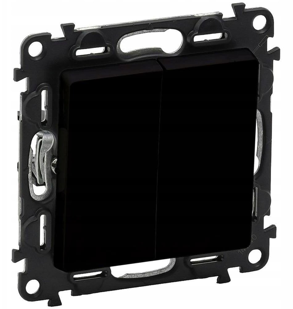 Legrand VALENA LIFE czarny łącznik świecznikowy 10AX 250V 756305