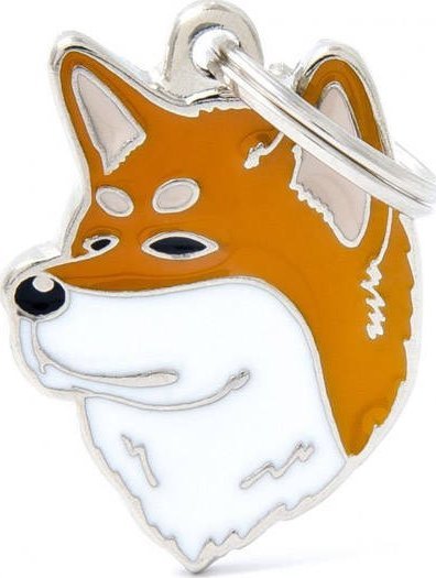 Zawieszka Adresówka Identyfikator z grawerem dla psa akita inu