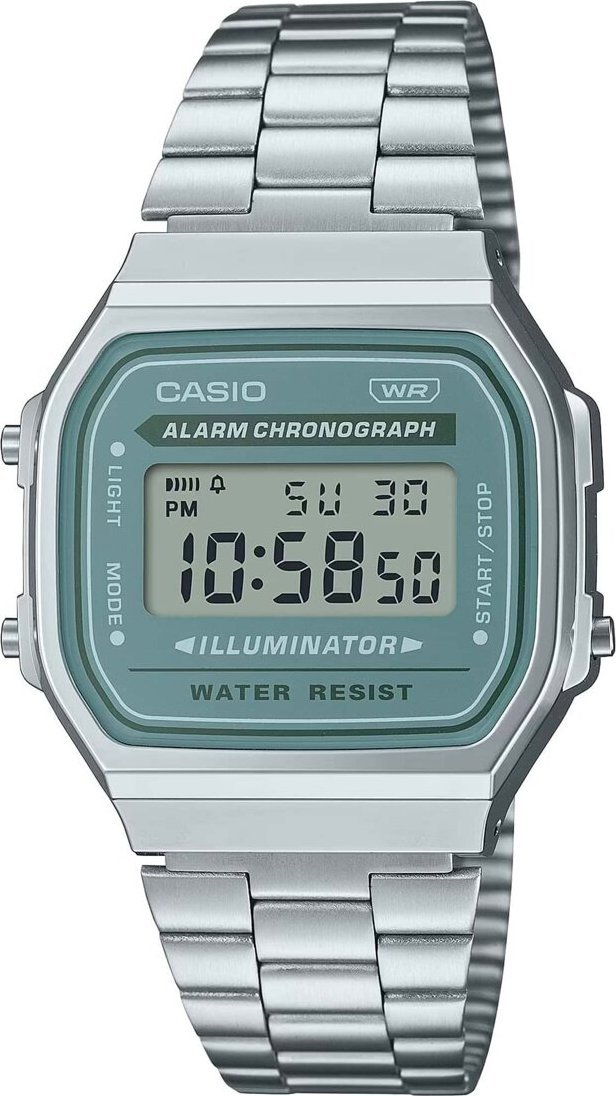 Zegarek Casio Zegarek marki Casio model A168WA-3A kolor silver grey. Akcesoria Dla obu płci. Sezon: Cały rok NoSize
