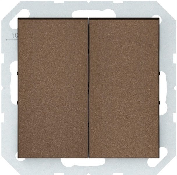SWITCH 2GANGS LIGHT MOCHA P510-020-12 QR