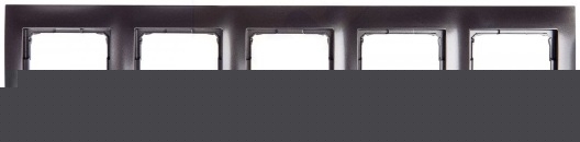 Kontakt-Simon Ramka pięciokrotna SIMON54 uniwersalna antracyt - DR5/48