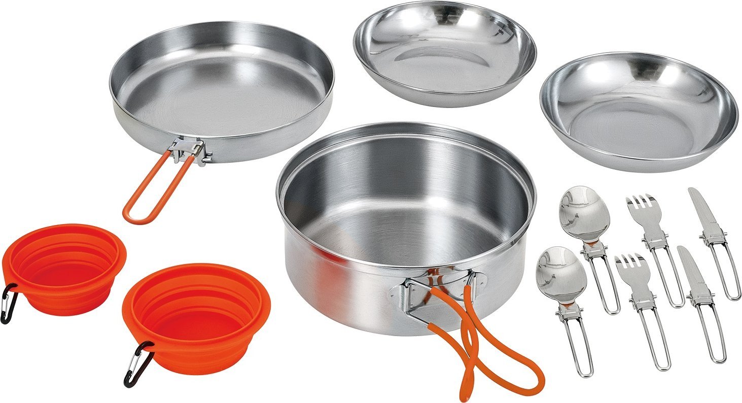 King Camp Zestaw Naczyń Turystycznych Kempingowych KING CAMP Adventurer I Pro