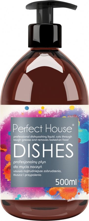 Perfect House DISHES PROFESJONALNY PŁYN DO MYCIA NACZYŃ PERFECT HOUSE 500 ML