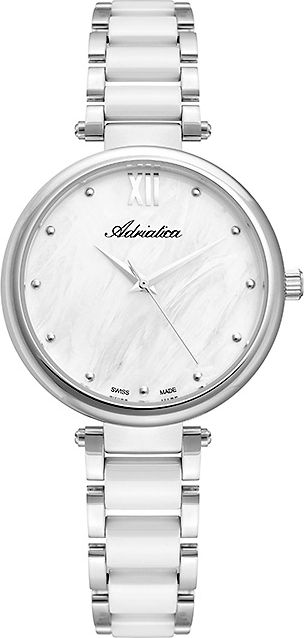 Zegarek Adriatica Zegarek damski Adriatica A3705.C18FQ ceramika