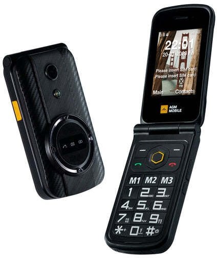 Telefon komórkowy AGM Telefon M8FLIP 4GLTE Dual MILSTD810H