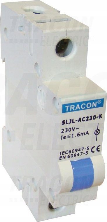 Tracon Electric Modułowa lampka sygnalizacyjna LED niebieska 230V SLJL-AC230-K