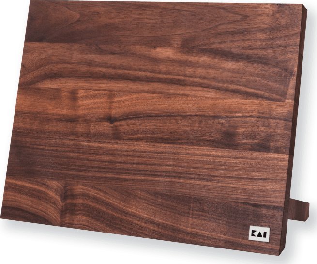 KAI KAI Shun Magnetic Knife Block Walnut