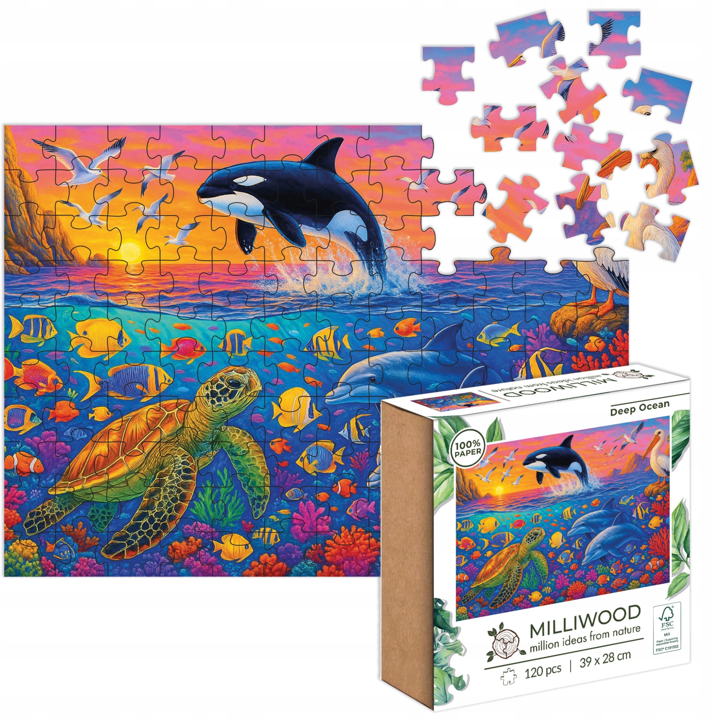 Puzzle 120 Tradycyjne Milliwood Deep Ocean