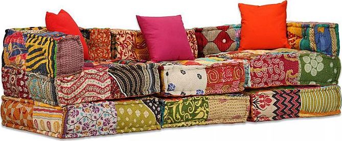 Elior Patchworkowa modułowa sofa Demri 5D