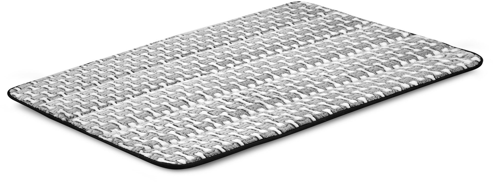 Legowisko dla psa mata 120x80 cm polar kości antyslip XL