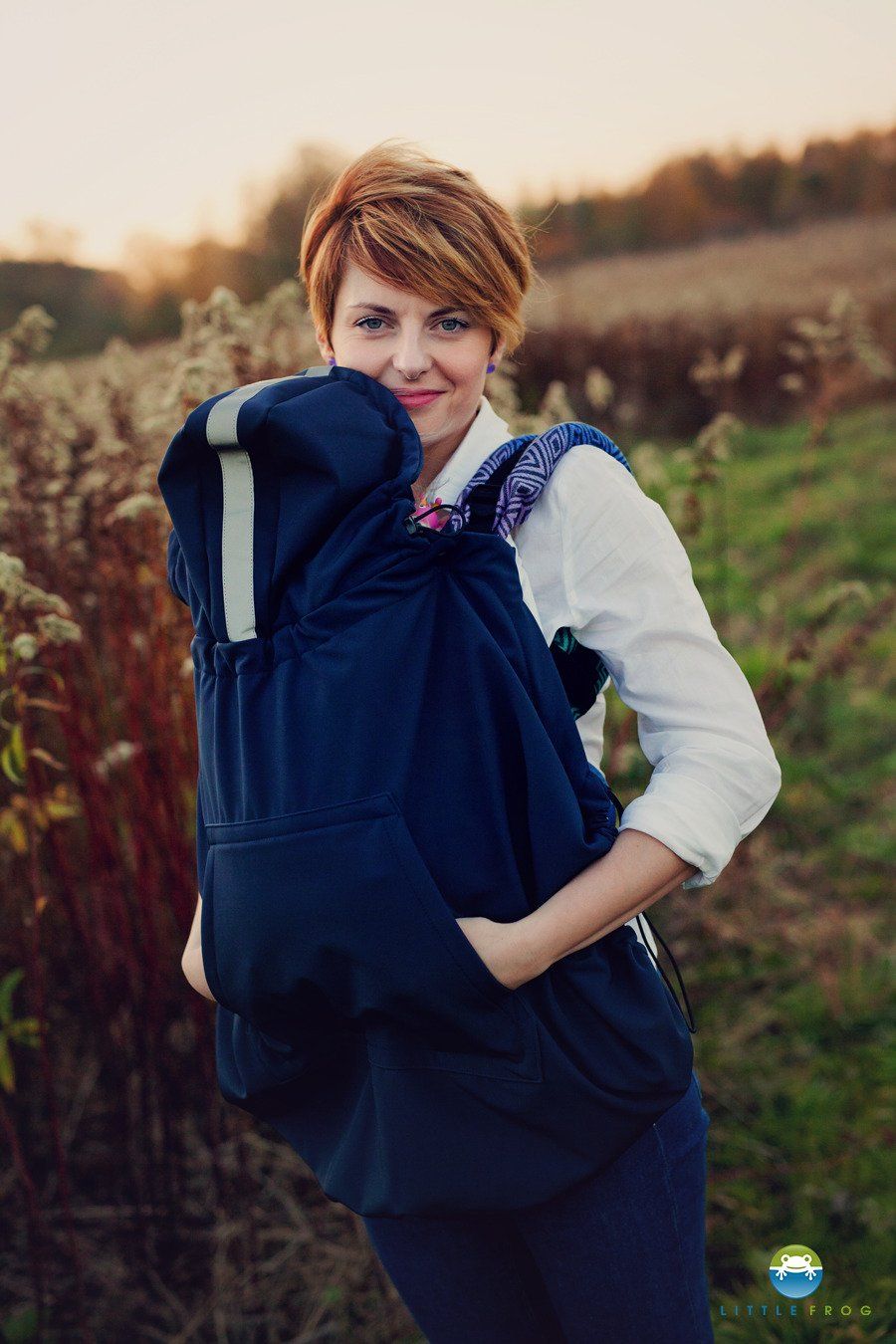 Little Frog Osłonka Softshell Little Frog - NAVY