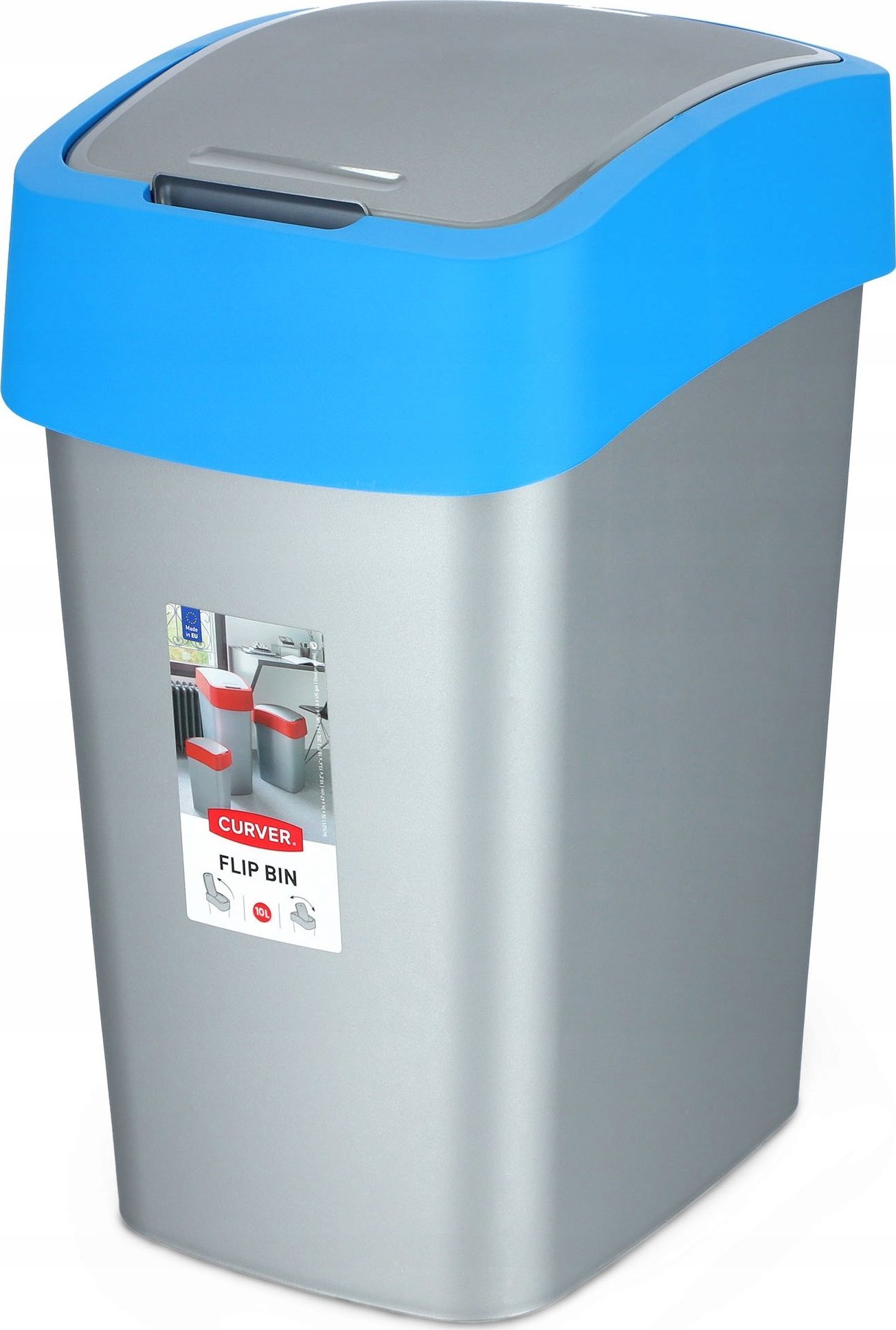 Kosz na śmieci Kadax niebieski