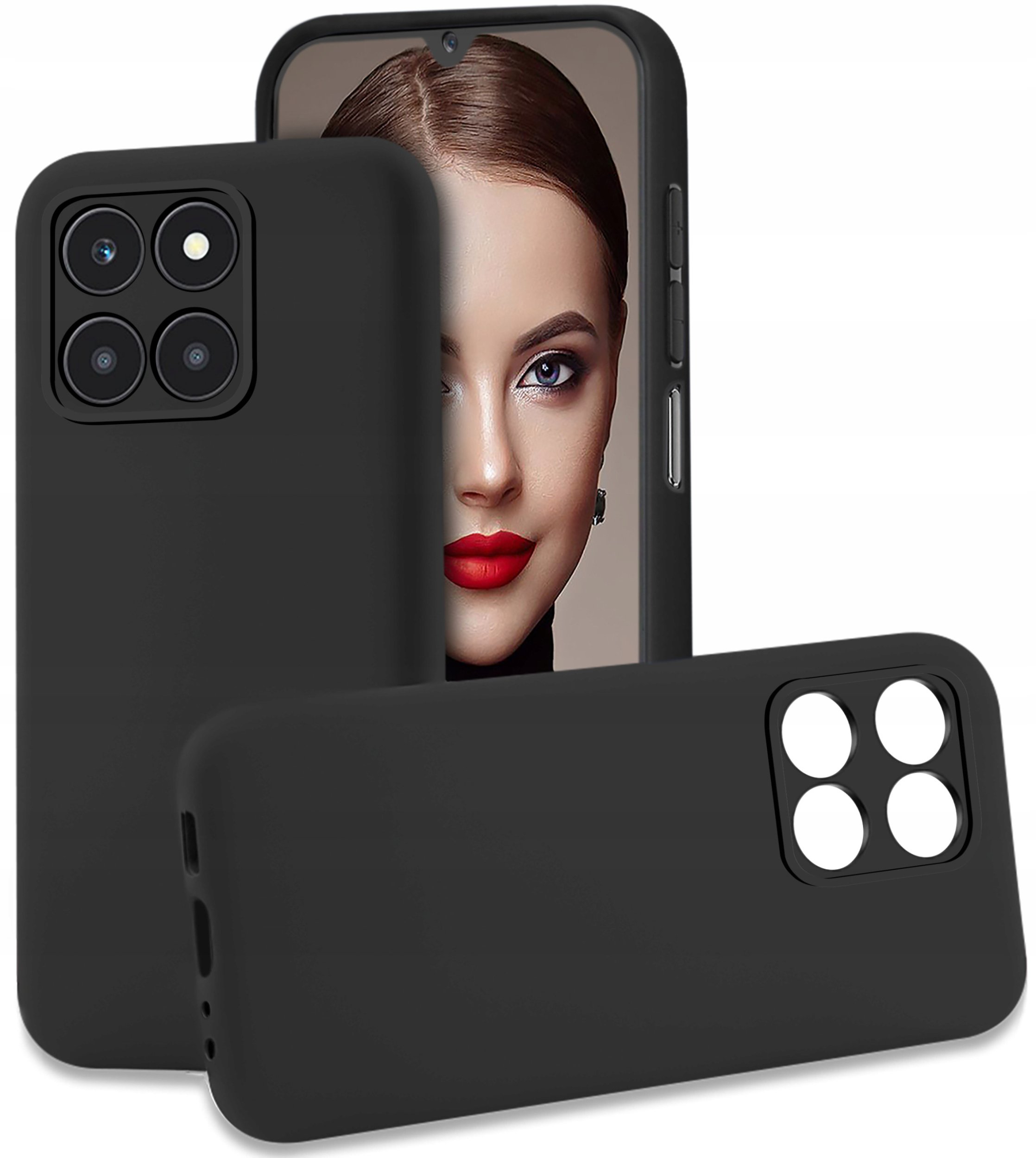 Etui do Honor X6A CASE MATT Plecki + SZKŁO OCHRONNE 9H