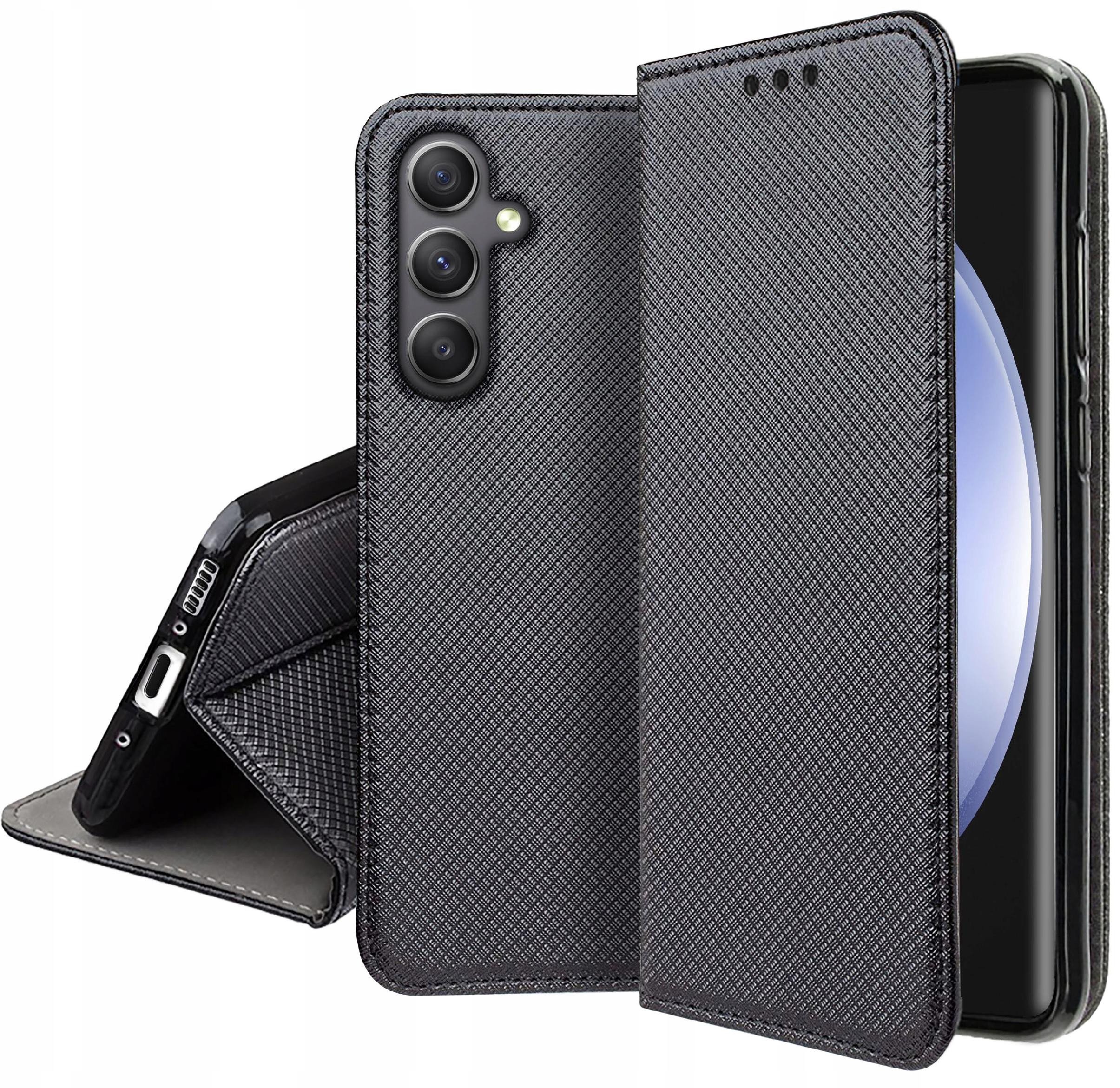 Etui do Samsung Galaxy S23 FE SMART MAGNET CASE PORTFEL + SZKŁO 9H