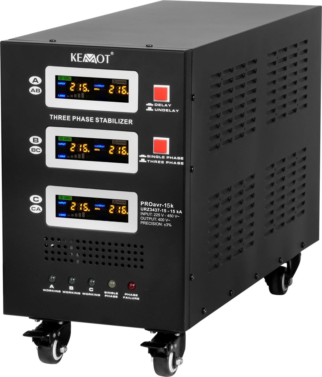 Kemot Automatyczny trójfazowy stabilizator napięcia KEMOT PROavr-15k