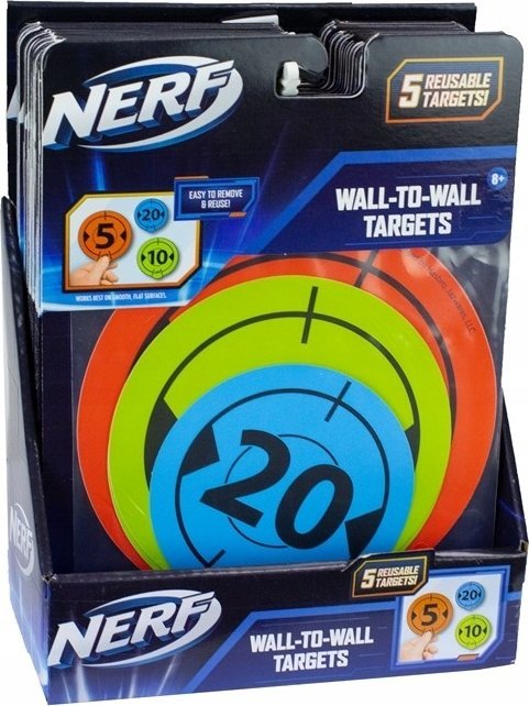 Hasbro NERF ELITE WALL CLING TARGETS CDU