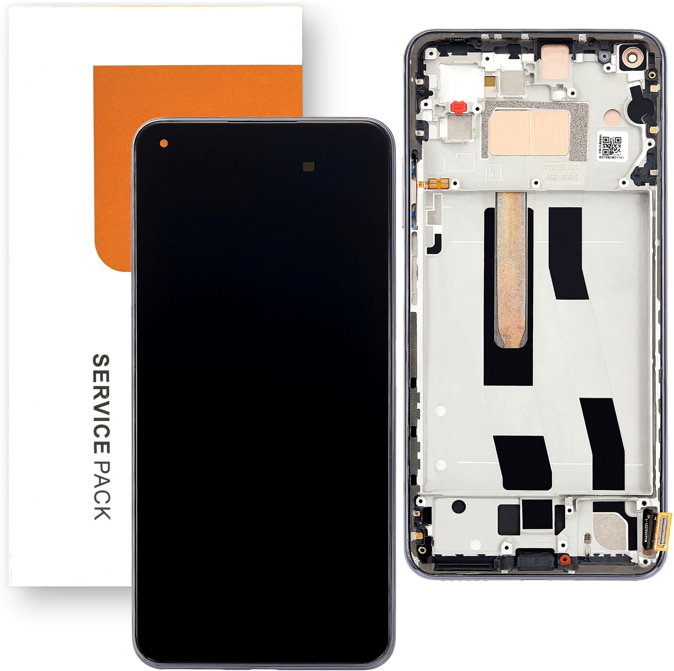 Mobilepart Wyświetlacz do Xiaomi Mi 11 Lite LCD M2101K9AG Ramka Oryginał