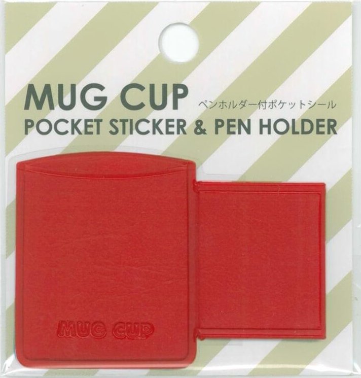 Uchwyt na długopisy Mug Cup S czerwony