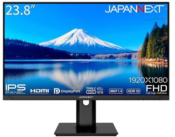 JAPANNEXT 60,5cm JN-IPS238FHDR-C65W-HSP 16:9 HDMI/DP FHD