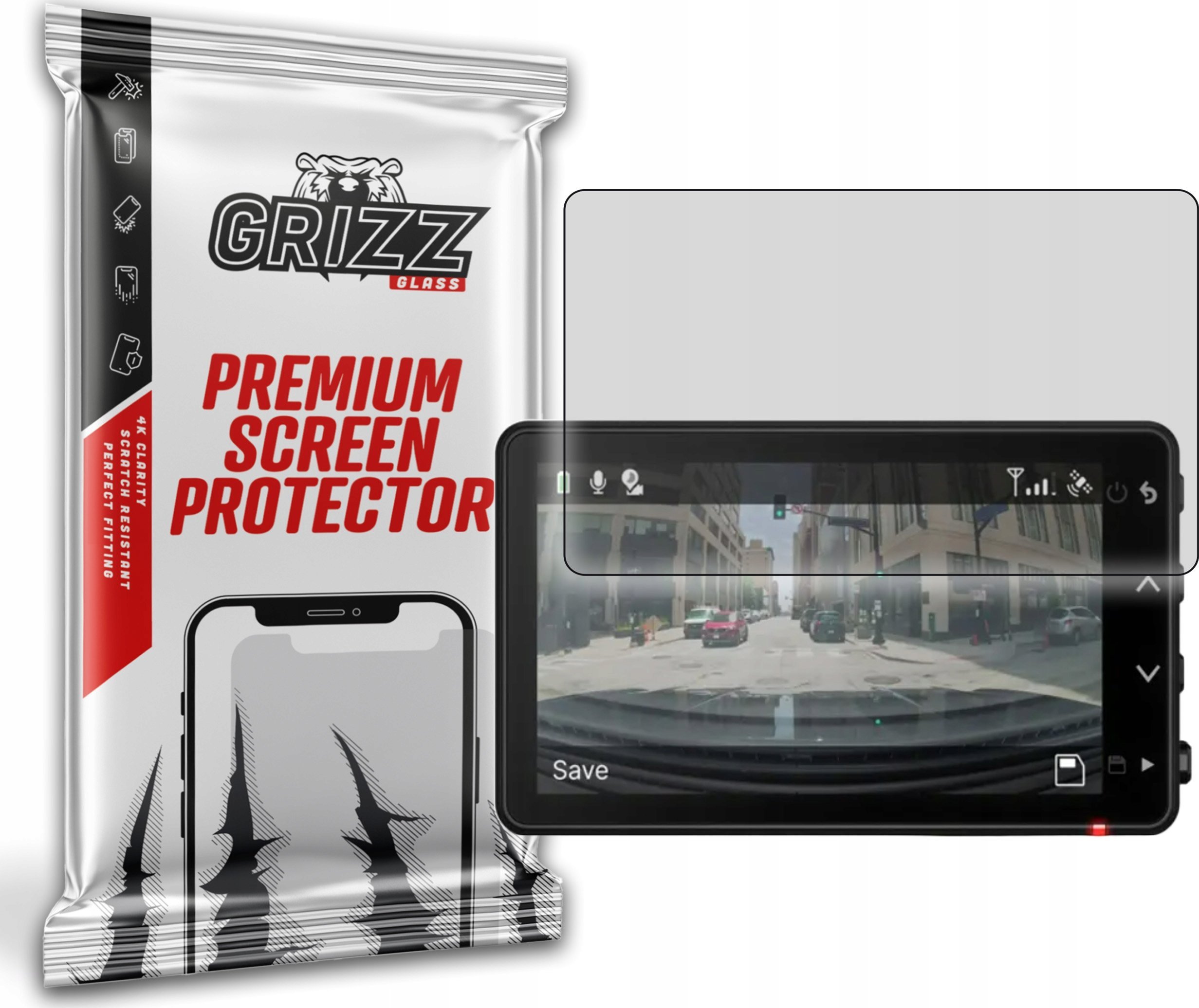 GrizzGlass Folia matowa GrizzGlass PaperScreen do Garmin Dash Cam Live