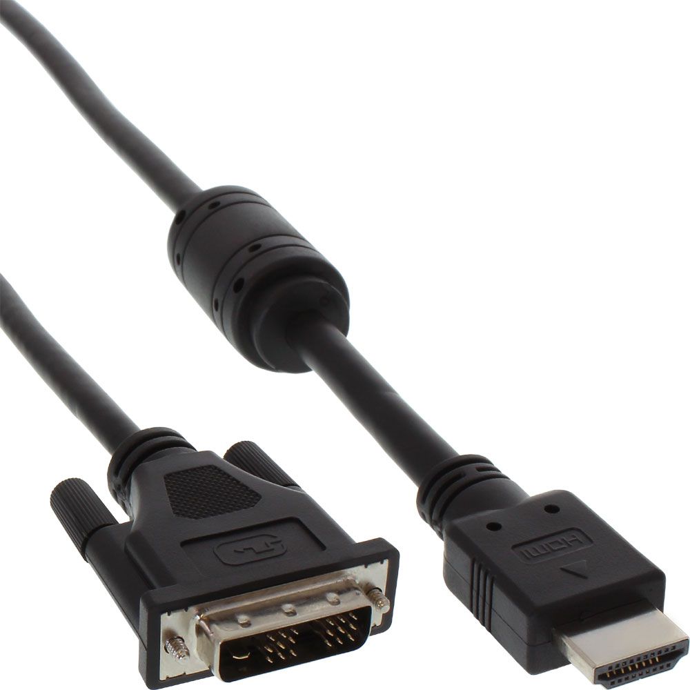 Kabel InLine HDMI - DVI-D 3m czarny (17663)