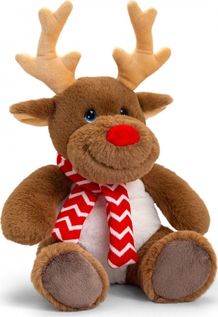 KEEL TOYS KEEL TOYS plush reindeer with scarft 35cm., SX1936