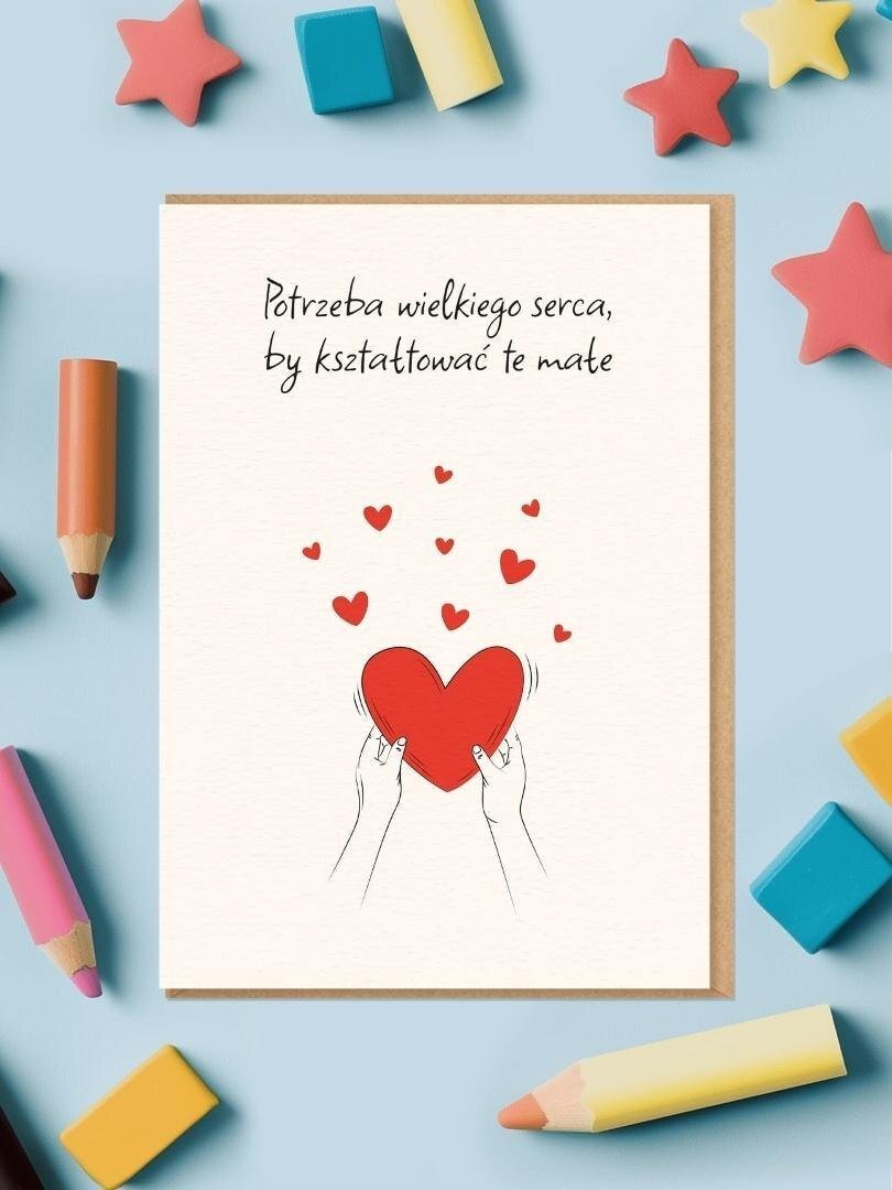 Karnet okolicznościowy Wielkie serce