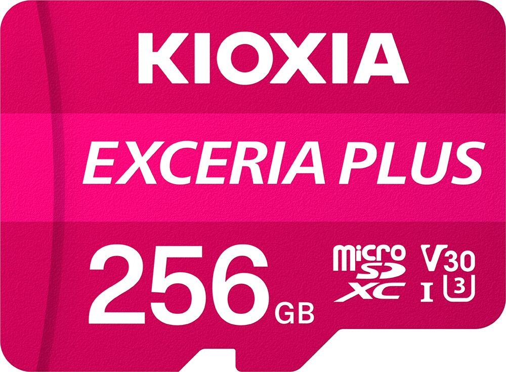 Karta Kioxia Exceria Plus MicroSDXC 256 GB Class 10 UHS-I/U3 A1 V30 (LMPL1M256GG2)