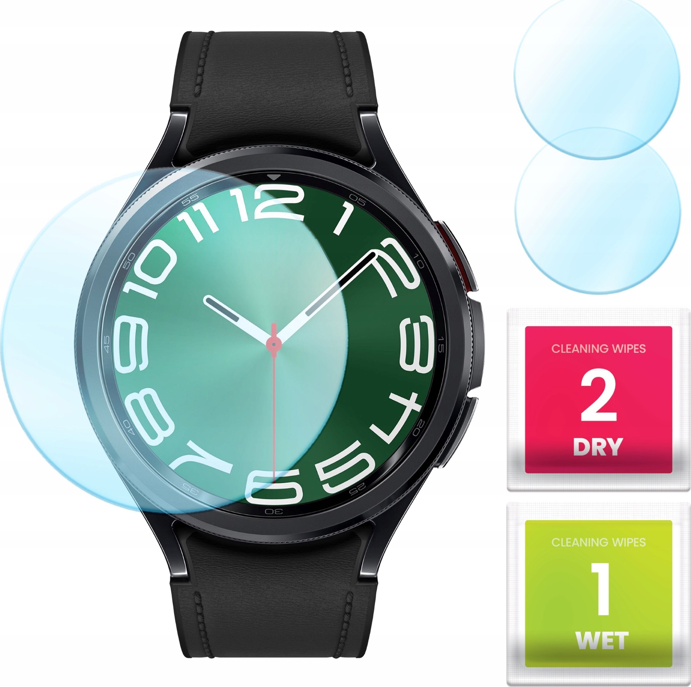 Hello Case 2-PAK Szkło Hybrydowe do Samsung Galaxy Watch 6 Classic (47 mm) (Ochronne)