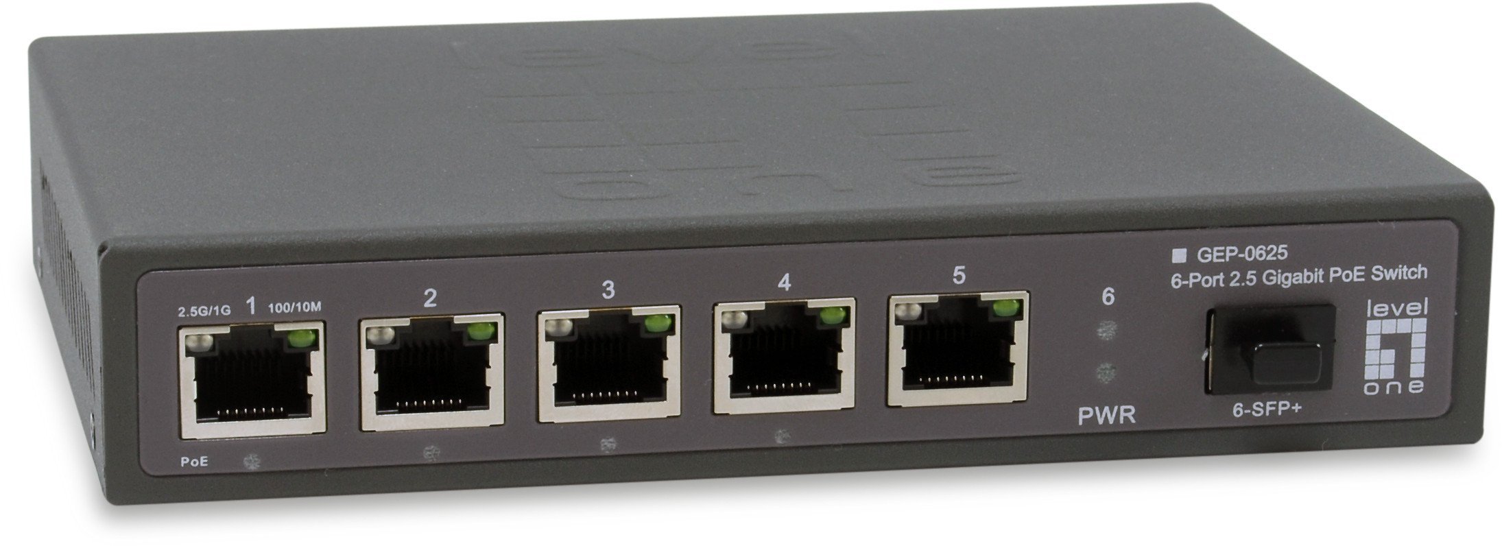 LevelOne Switch 6x GE GEP-0625 2.5GbE 57W 8xPoE+ sw