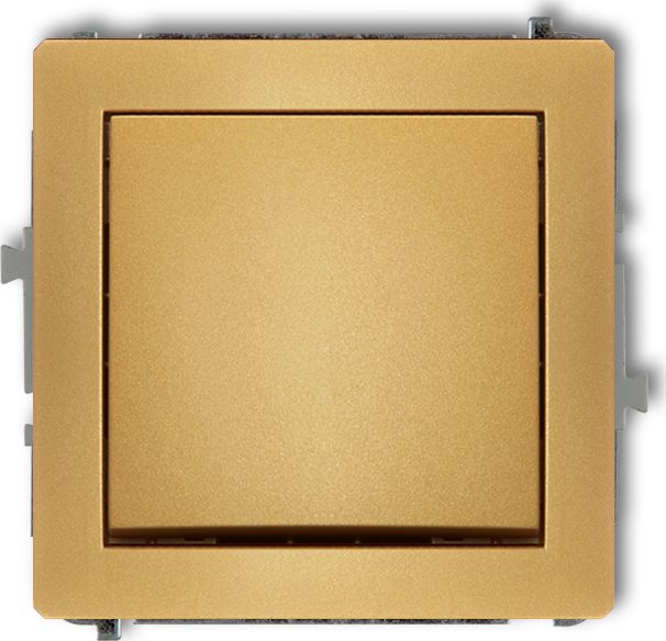 Karlik DECO Łącznik jednobiegunowy złoty 29DWP-1