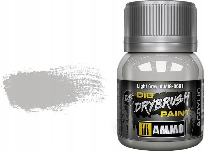 Vallejo Ammo: DIO Drybrush - Light Grey