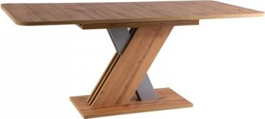 Signal STÓŁ EXEL DĄB WOTAN / SREBRNY 140(180)X85