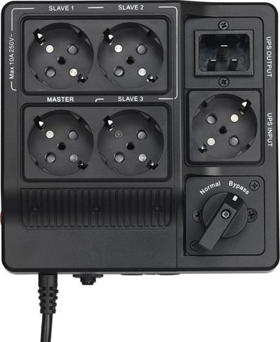 Listwa zasilająca PowerWalker 4 gniazda czarna (10120500)