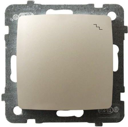 Ospel Łącznik schodowy Karo pojedynczy ecru perłowy (ŁP-3S/m/42)