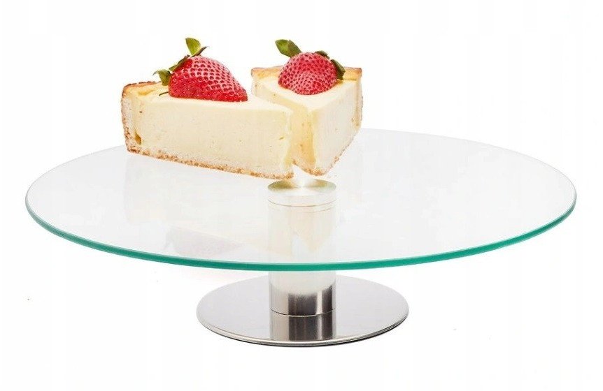 Patera obrotowa 30 cm Susan szklana