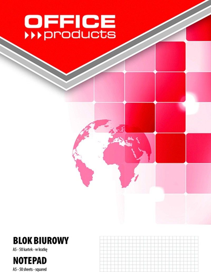Office Products Blok techniczny A5 50k biały