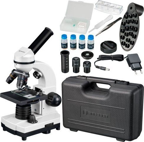 Mikroskop Bresser Mikroskop uczniowski Bresser Biolux SEL 40x-1600x; w zestawie: walizka, fotoadapter, kamera Full HD