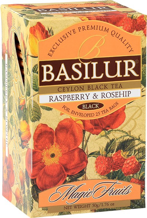 Basilur Herbata czarna Basilur Raspberry Rosehip 25x2g