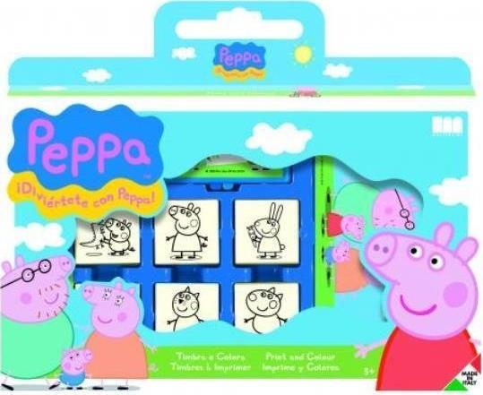 Dante Pieczątki w walizce Świnka Peppa 7szt 7875 DANTE