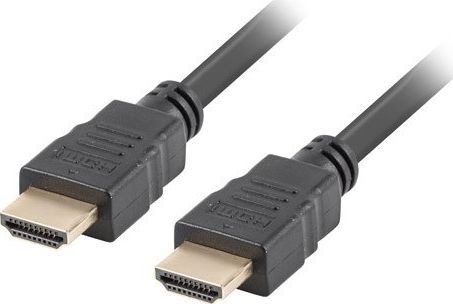 Kabel Lanberg HDMI - HDMI 1m czarny (CA-HDMI-13CC-0010-BK)