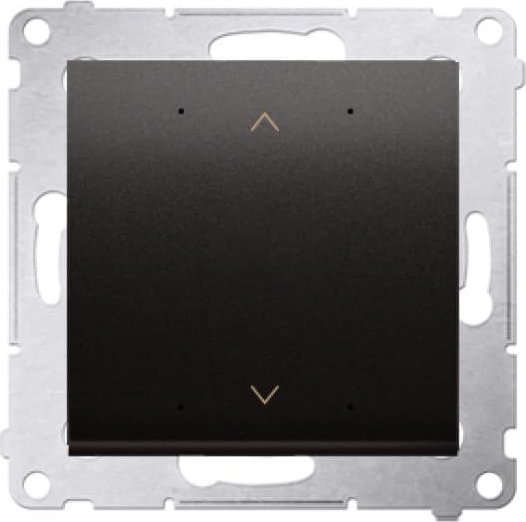 Kontakt-Simon Simon 54 GO Sterownik przyciskowy do obsługi rolety żaluzji sterowany smartfonem WiFi 2x5A 230V (moduł) antracyt DEZ1W.01/48